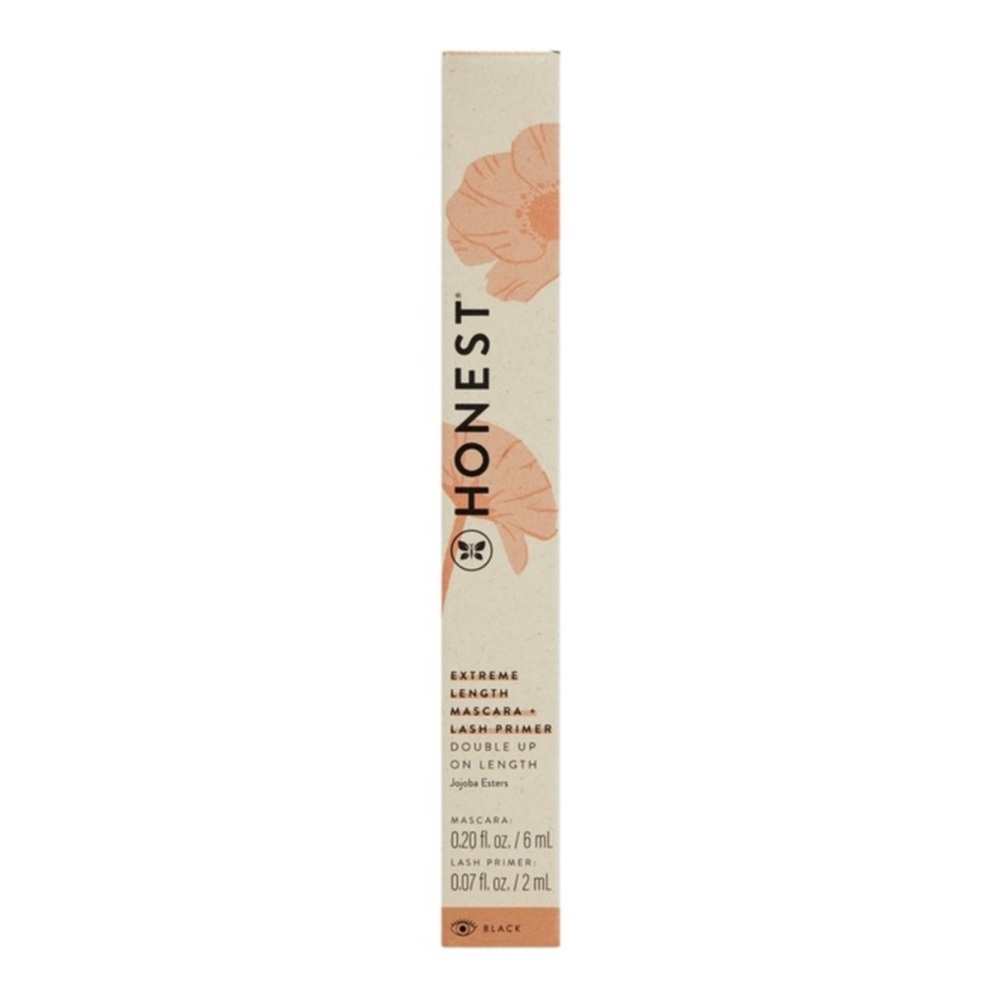 Honest 2in1 Extreme Length black Mascara & Lash Primer glamour full sized NWT